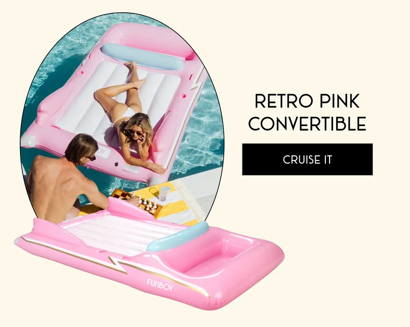 Retro Pink Convertible | Cruise It