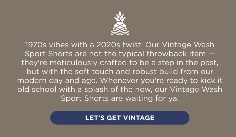 Introducing the Vintage Wash Sport Short