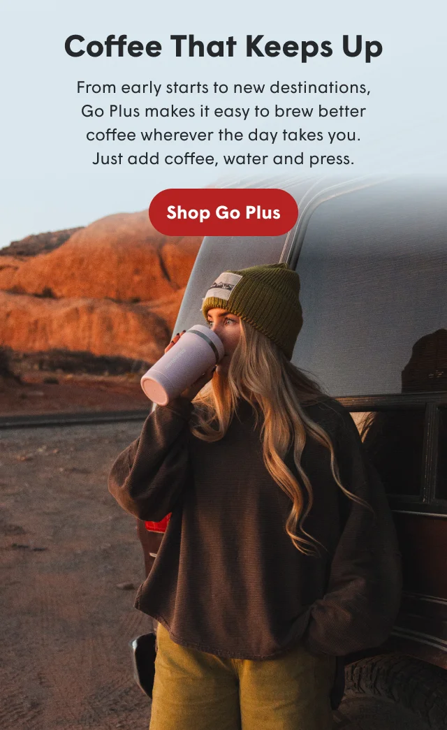 Coffee that keeps up