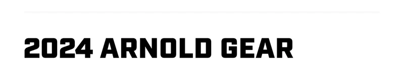 2024 Arnold Gear