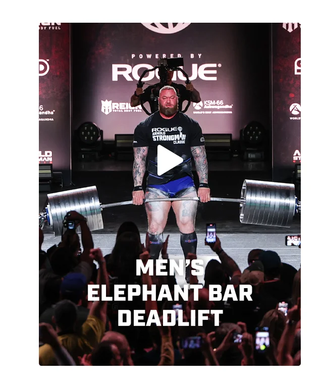 Men's Elephant Bar Deadlift