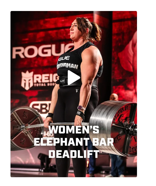 Women's Elephant Bar Deadlift