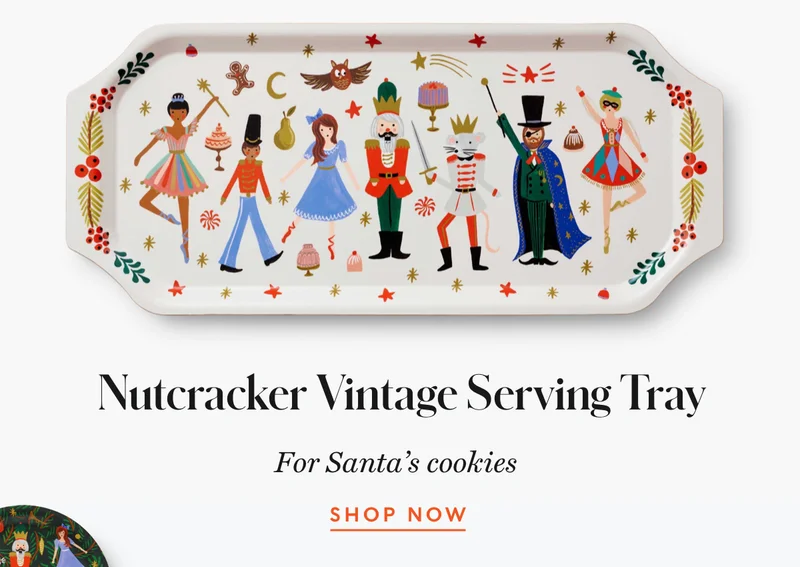 Shop Nutcracker Vintage Serving Tray