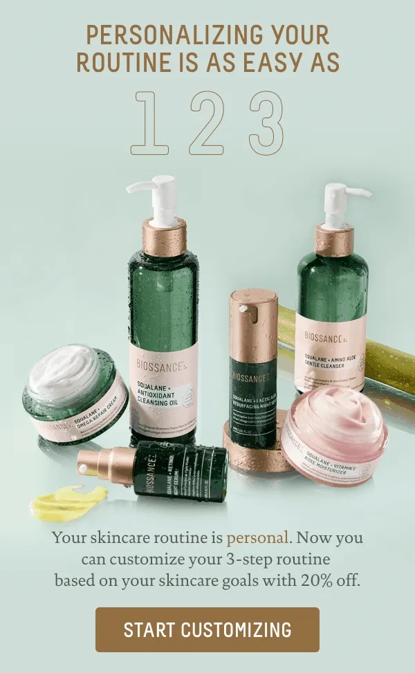 Personalizing Your Routine Is As Easy As 1, 2, 3