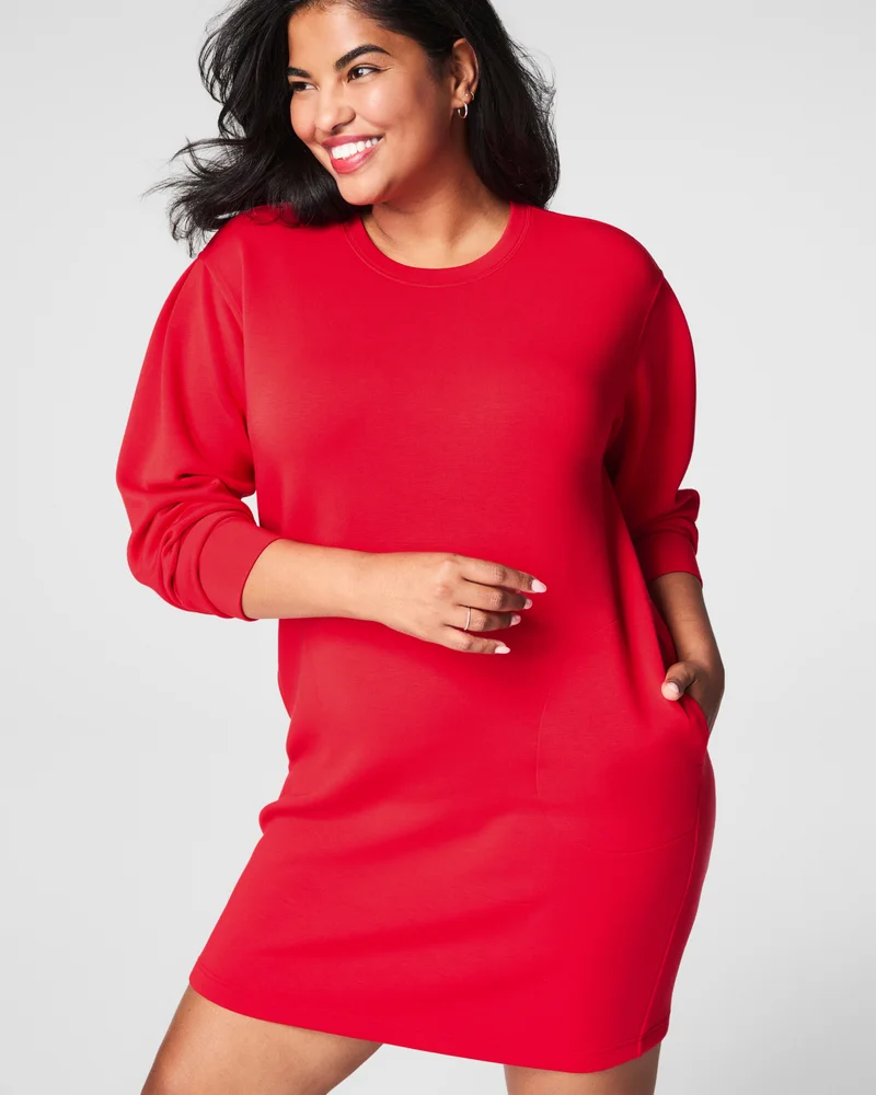 Image of Spanx Women's AirEssentials Crewneck Dress Top