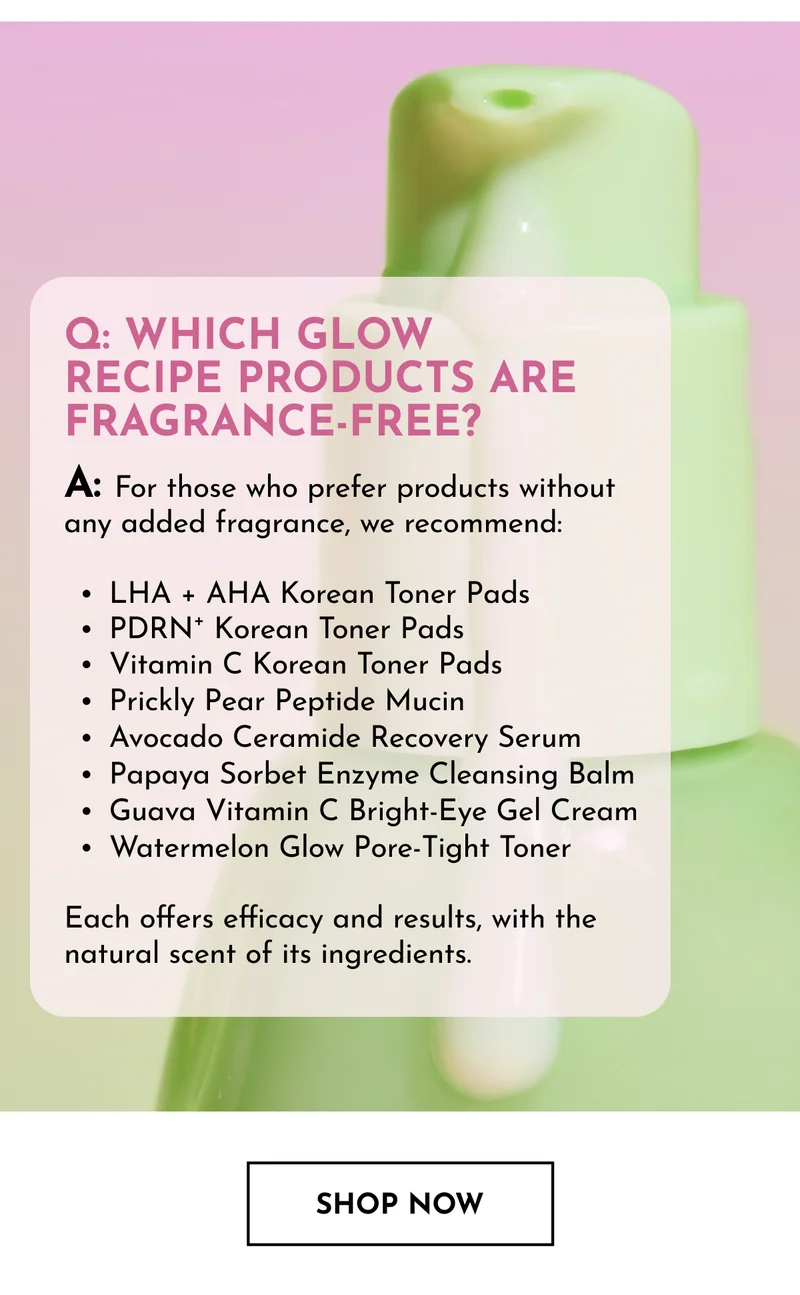 Fragrance Free FAQ