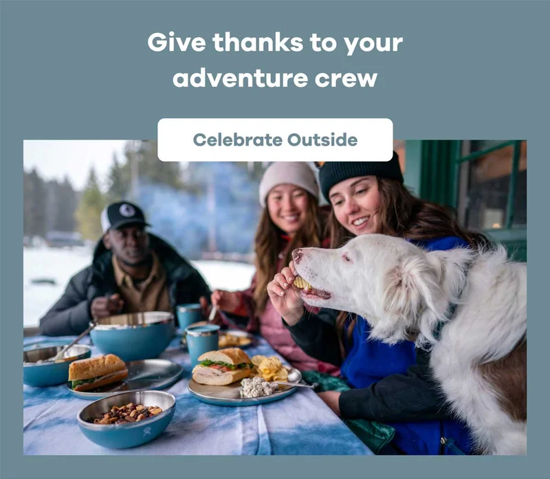 Give thanks to your adventure crew | Celebrate Outside