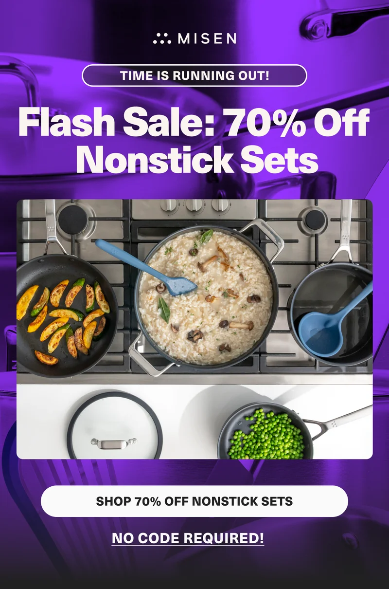 24-Hour MEGA DEAL. Enjoy 70% off nonstick sets