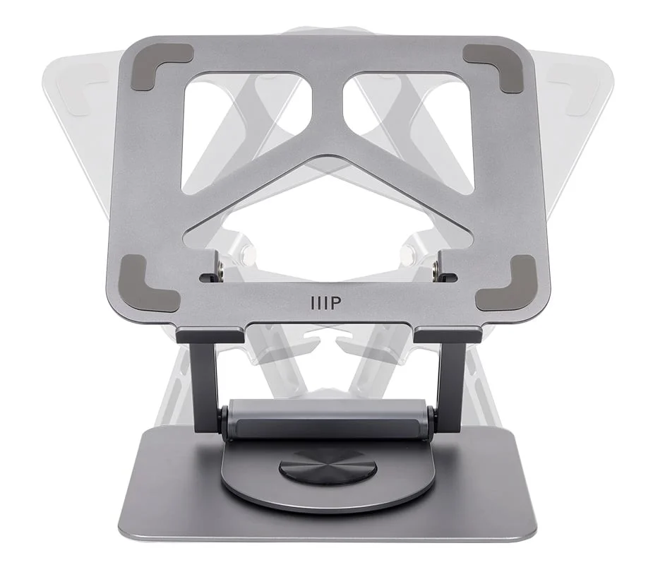 6-in-1 Portable Folding Laptop Stand and USB-C Docking Station with 4K HDMI
