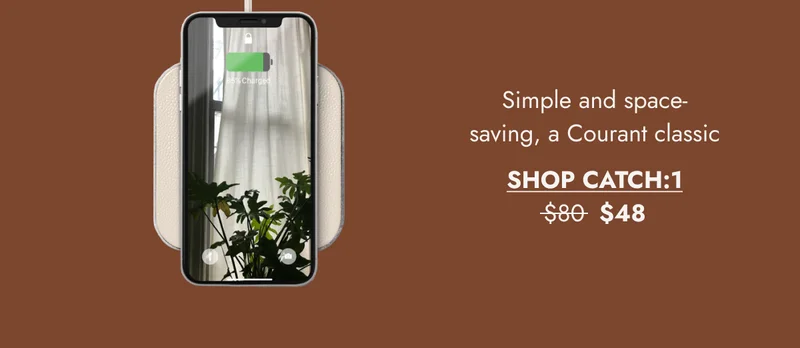 Simple and space-saving, a Courant classic.
