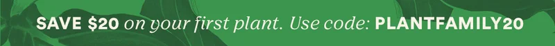 Save $20 on your first plant with code PLANTFAMILY20