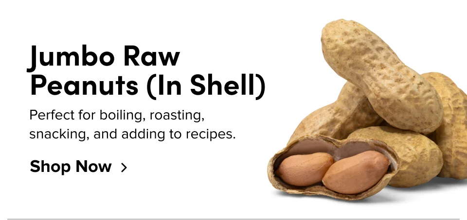 Jumbo Raw Peanuts (In Shell): Perfect for boiling, roasting, snacking, and adding to recipes: Shop now