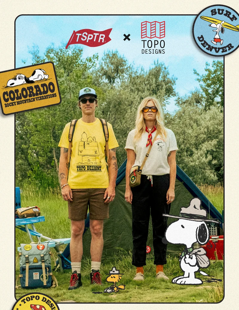 Shop the TSPTR X Topo Designs Collab