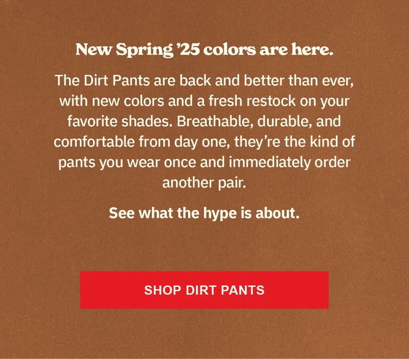 Shop Dirt Pants