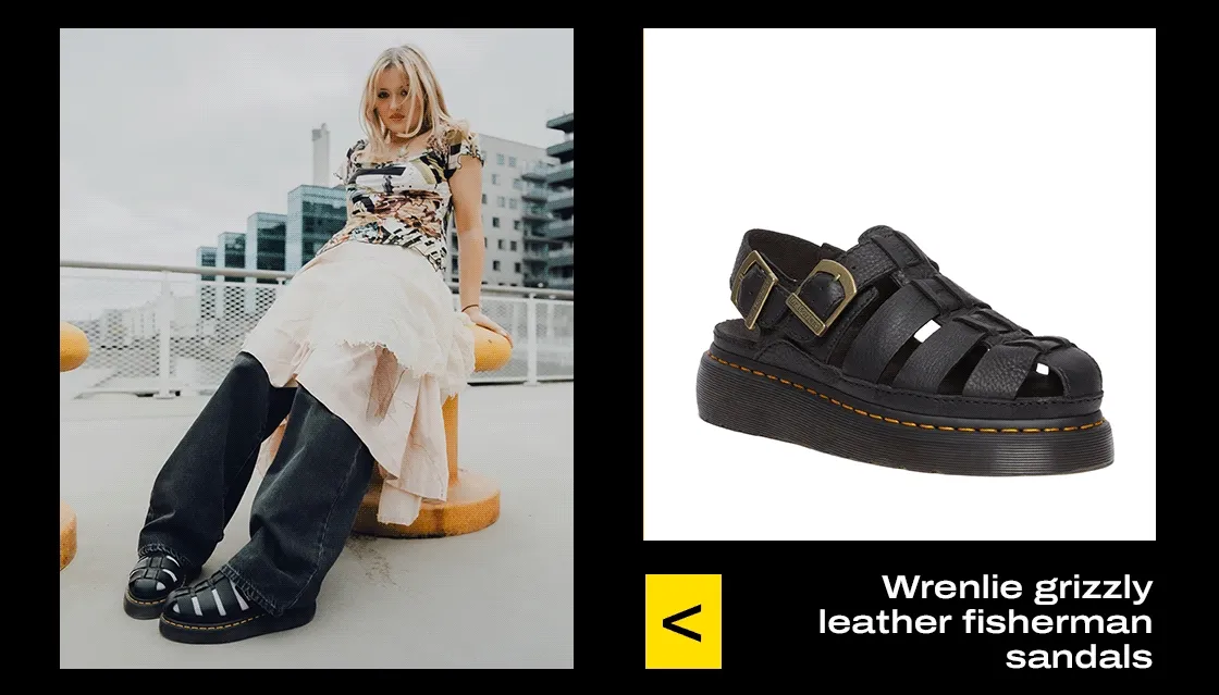 Wrenlie Grizzly Leather Fisherman Sandals
