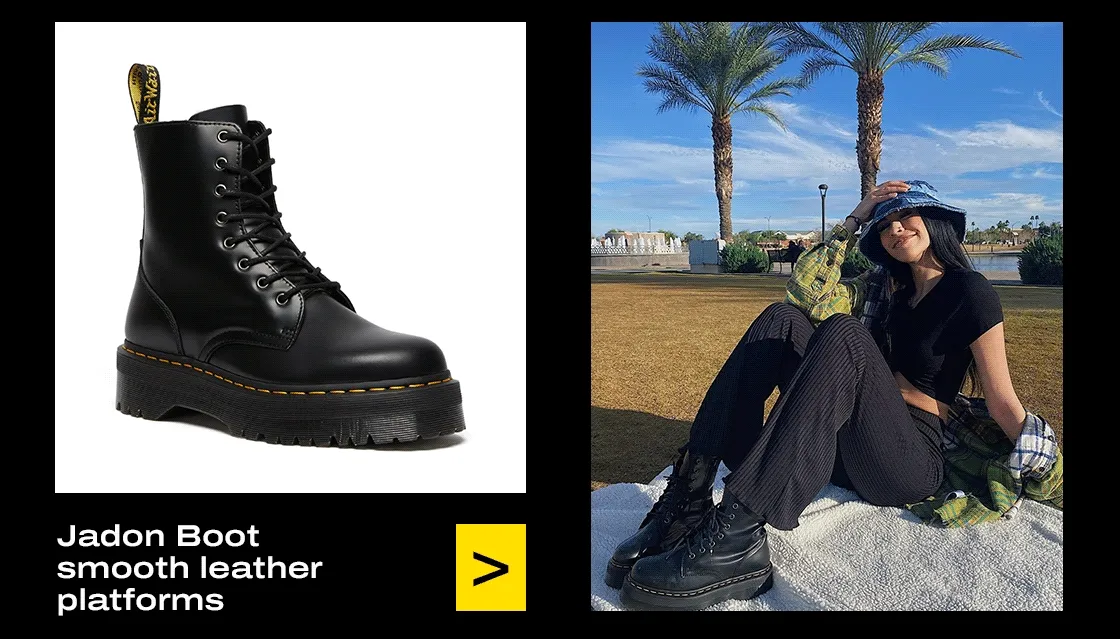 Jadon Boot Smooth Leather Platforms