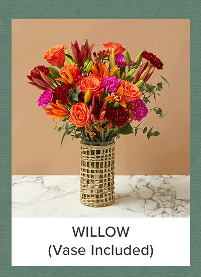 Willow Bouq(Vase Included)