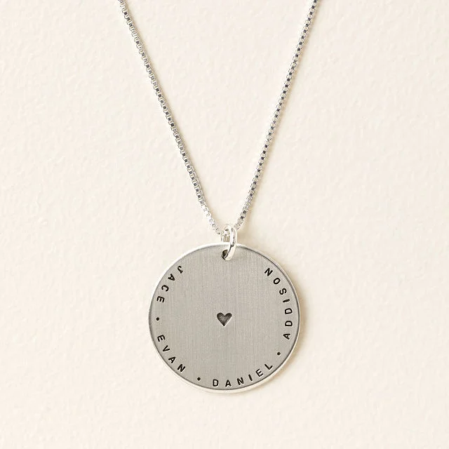 Personalized Love Circle Necklace