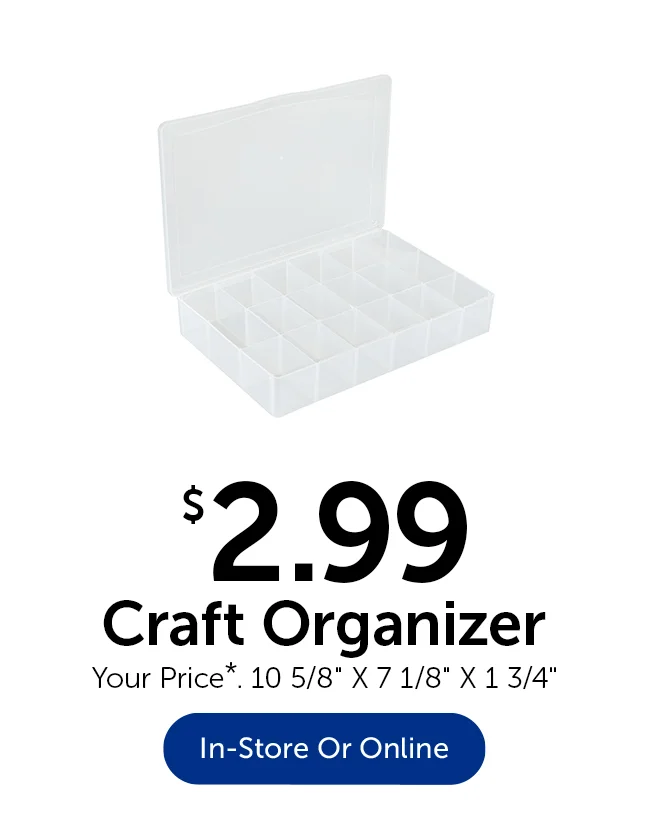 $2.99 Craft Organizer