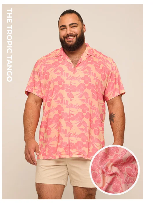 Rayon Sunday Shirt: The Tropic Tango