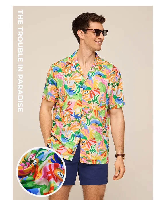 Rayon Sunday Shirt: The Trouble In Paradise