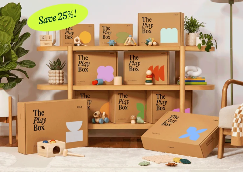 Gifting made easy: THE PLAY BOXES . SAVE 25%!