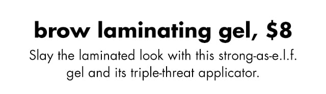 slay the laminated look with this strong gel and its triple-threat applicator slay the laminated look with this strong gel and its triple-threat applicator
