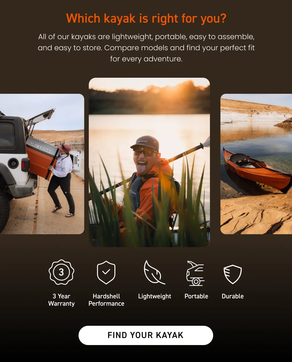 Which kayak is right for you?
