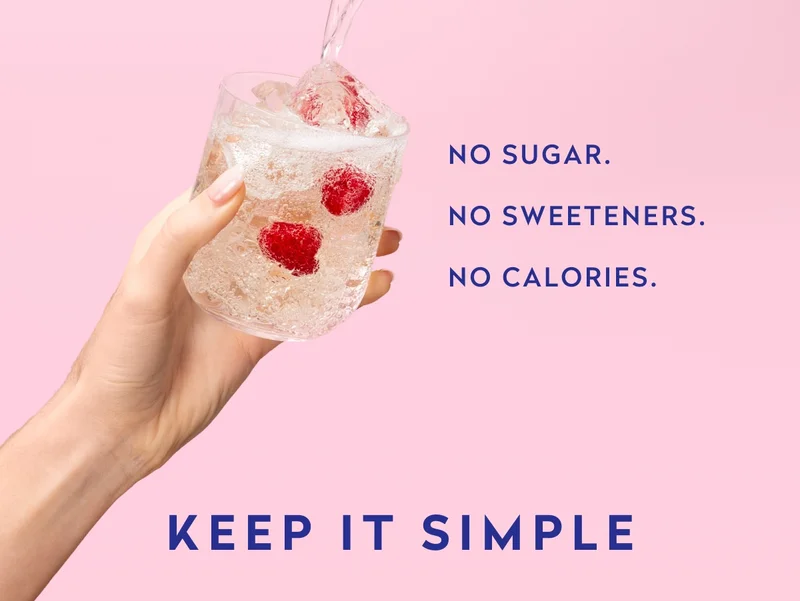 No sugar, No sweeteners. No calories.