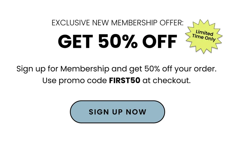 Get $20 Off Today. Join our Membership and save $20 off your first order of $60+ with code COMFYBUNCH. Sign up Now.