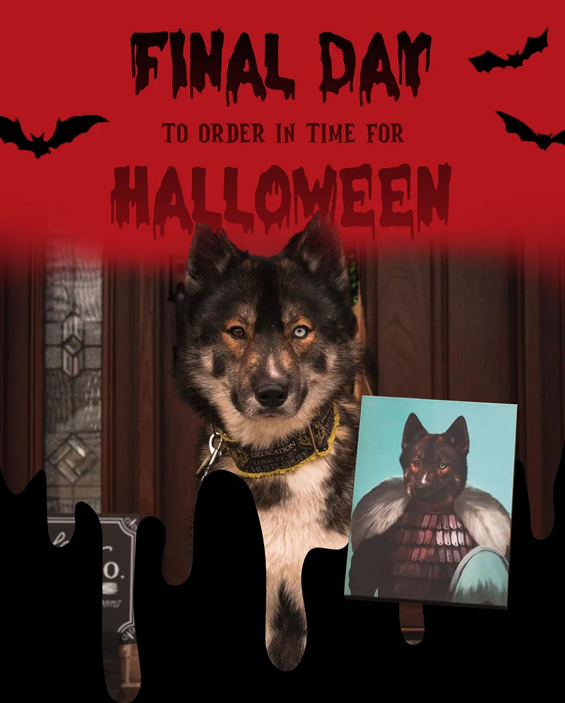 Final day to order in time for Halloween