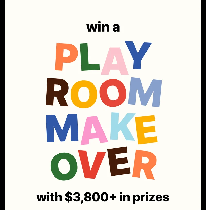 Win a Play Room Make Over with $3,800+ in prizes