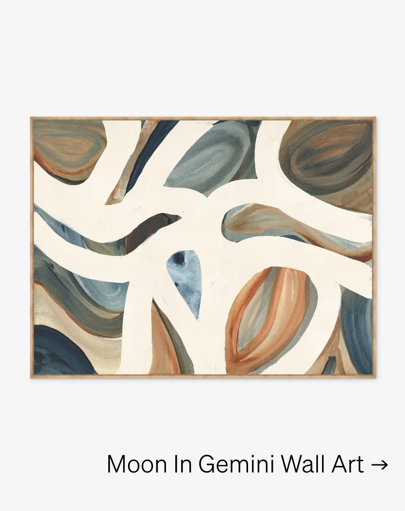 Shop Moon in Gemini Wall Art