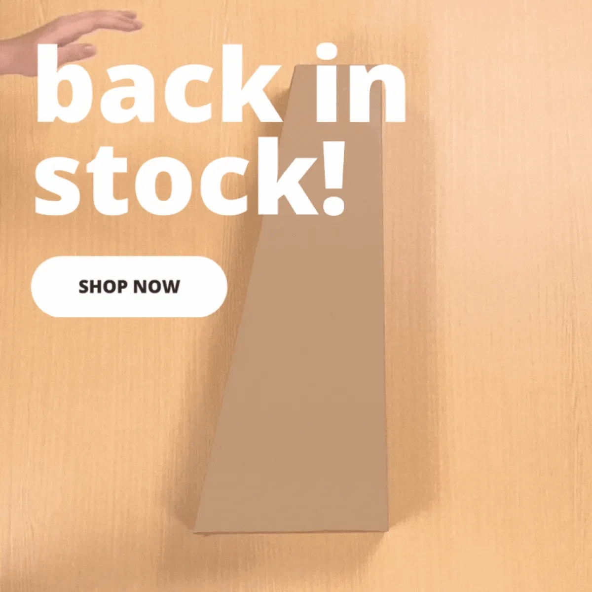 Back in stock! shop now