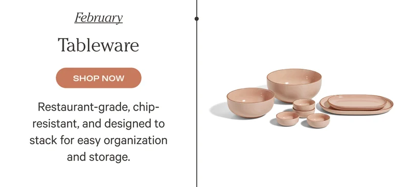 February - Tableware