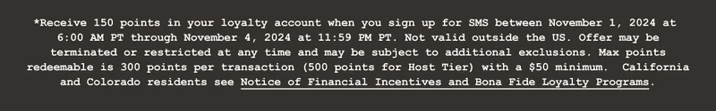*How to Redeem Loyalty Rewards: Sign-in to your account using the email address you used to shop previously (your rewards points will be waiting for you)! After successfully signing in, continue to checkout where you can choose your available reward and apply points towards your purchase.