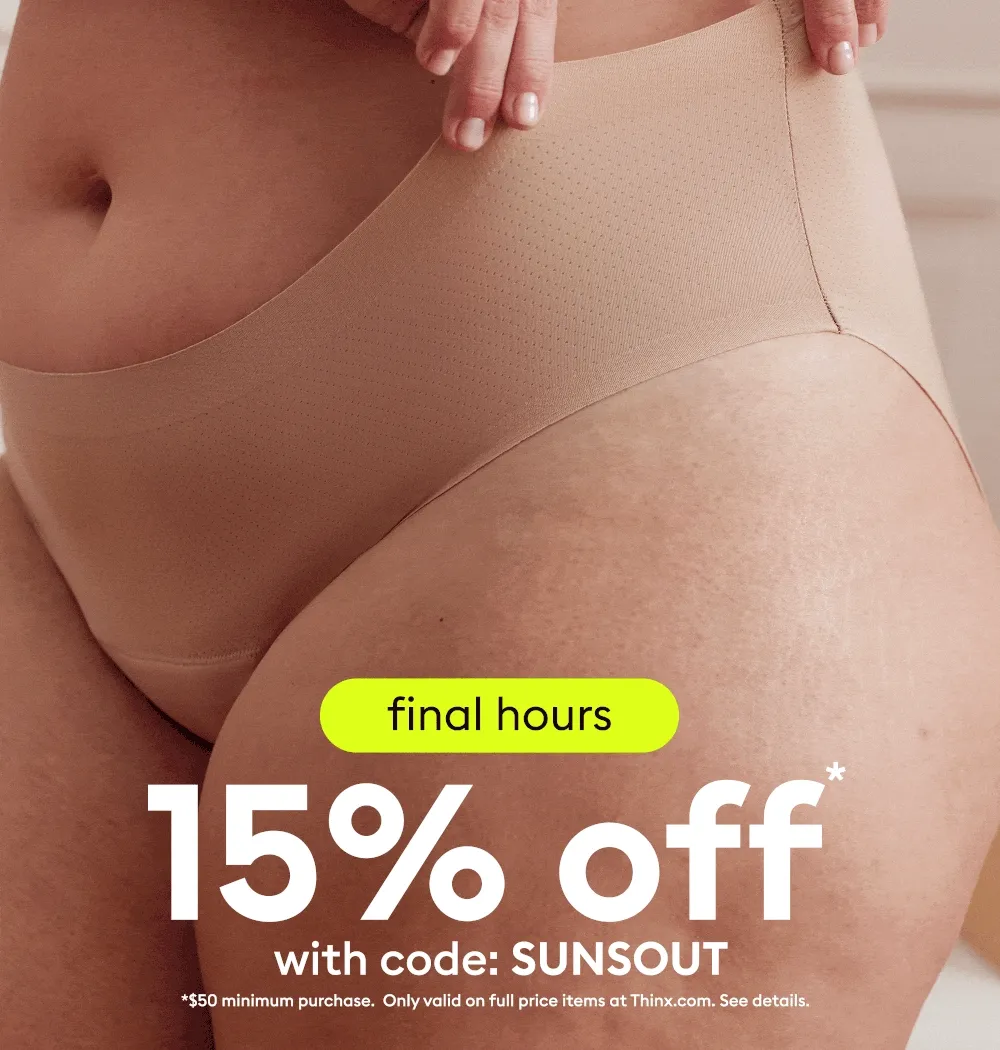 Sun's Out Sale final hours! 15% OFF with code discount code