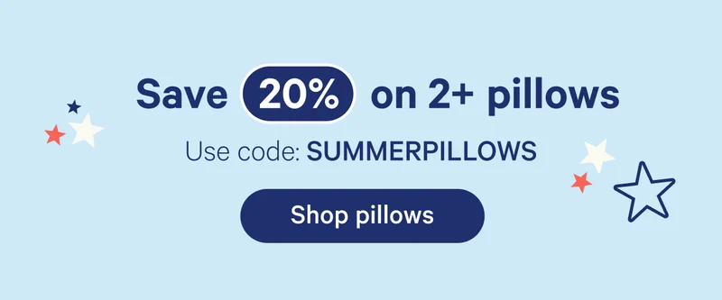 Save 20% on 2+ pillows use code: SUMMERPILLOWS