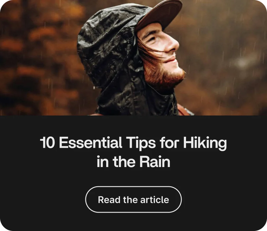 10 essential tips for hiking in the rain