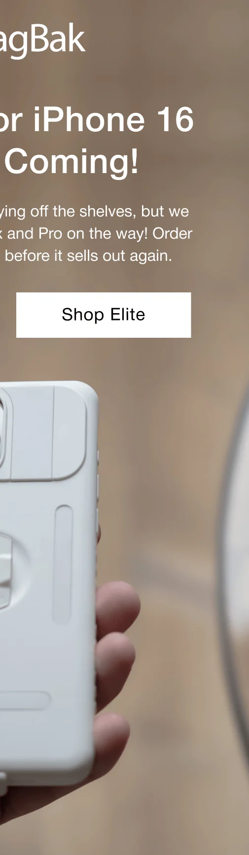 Order now to secure your case before it sells out again. iPhone 16 Elite Case