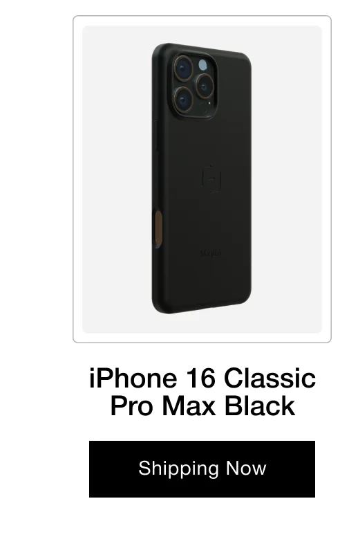 iPhone 16 Classic Pro Max Black