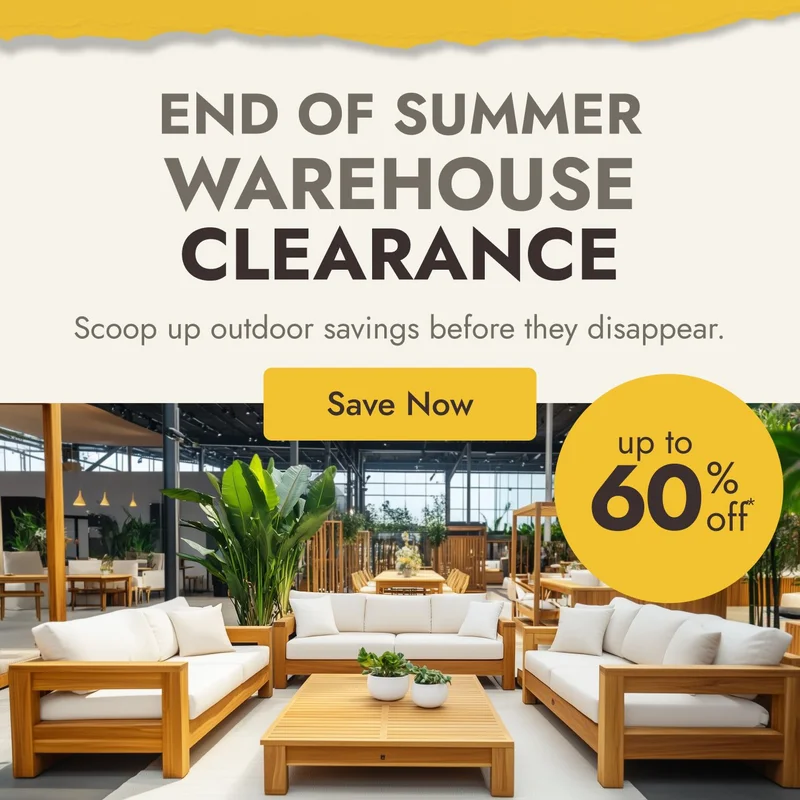 End of Summer Warehouse Clearance