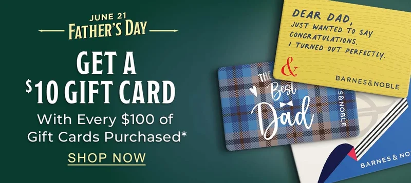 JUNE 21: FATHER'S DAY | Get a $10 Gift Card With Every $100 of Gift Cards Purchased* - SHOP NOW