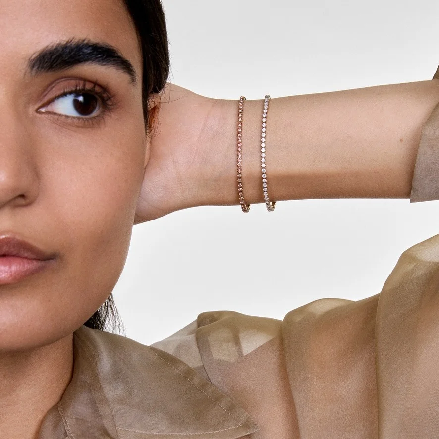 Classic Tennis Bracelet Apricot Rose Gold Regular price