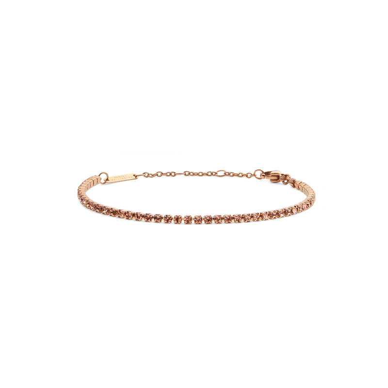 Image of Classic Tennis Bracelet Apricot Rose Gold