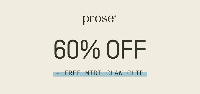 Prose | 60% off + free midi claw clip