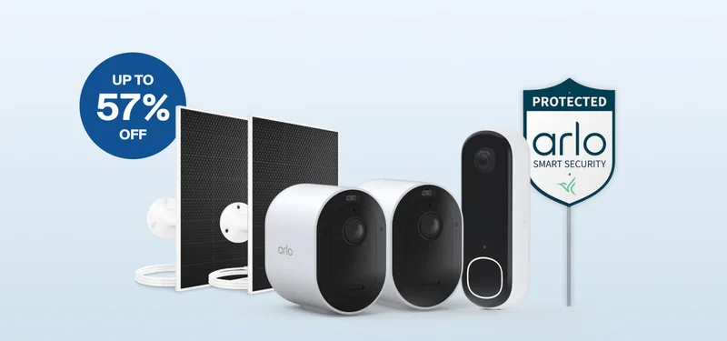 Up to 57% off. Arlo Security Bundle.