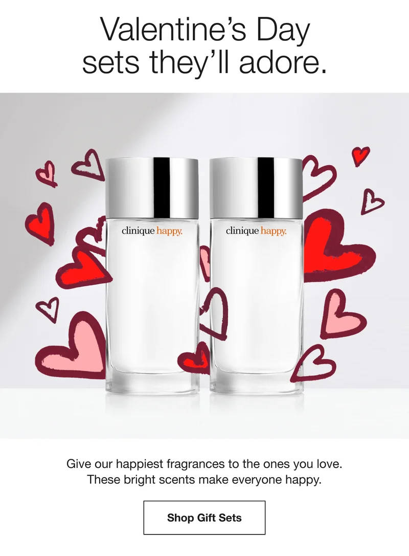 Valentine’s Day sets they’ll adore. | Give our happiest fragrances to the ones you love. These bright scents make everyone happy. | Shop Gift Sets