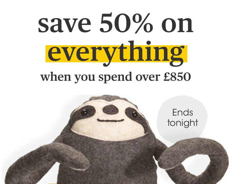 50% off £750