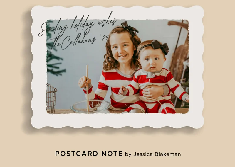 Postcard Note